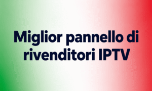 Miglior pannello di rivenditori IPTV